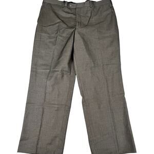 Stafford Performance Micro Twill Dress Pants Gray Size 40x29 NWT Mens JCPenney